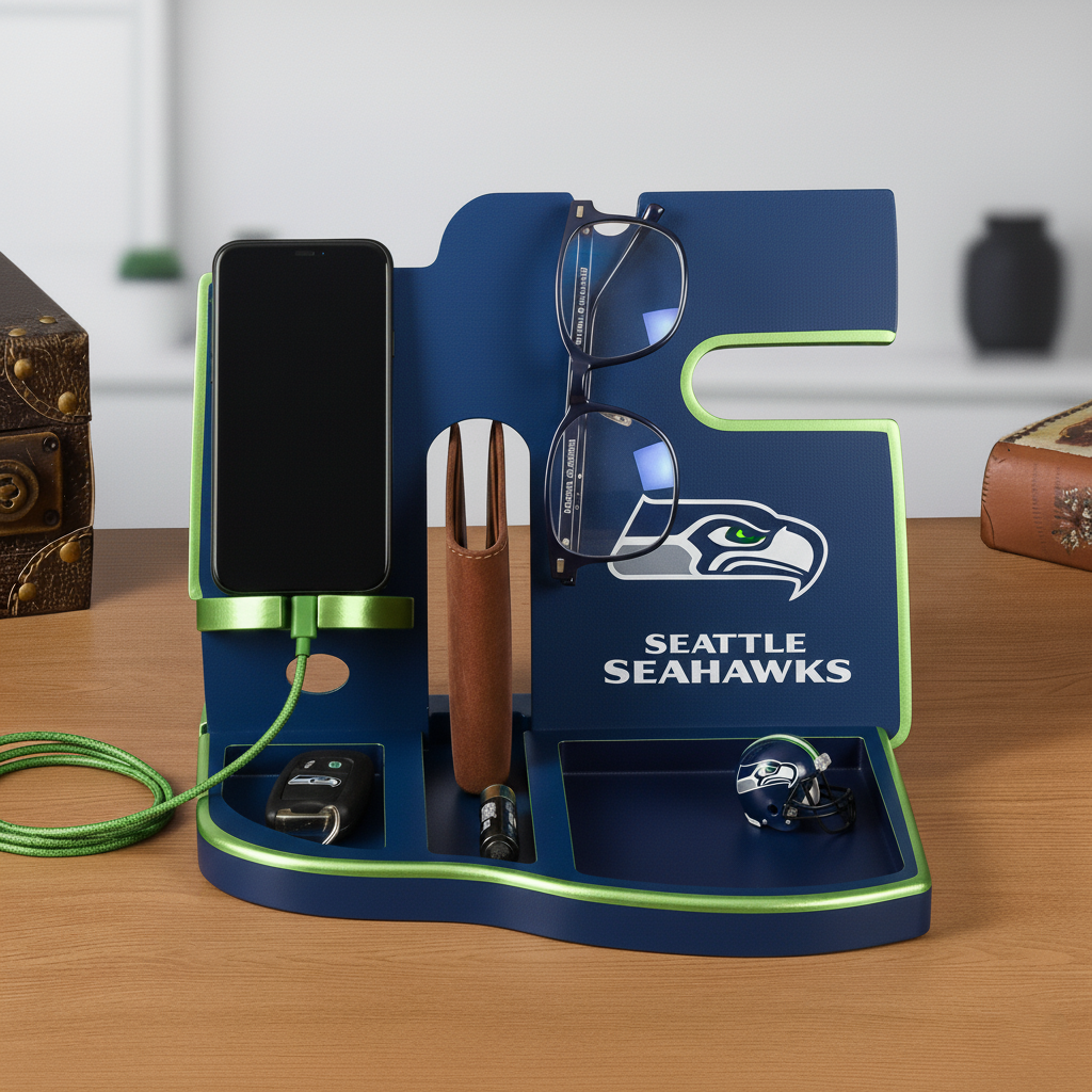 NFL team desktop storage stand