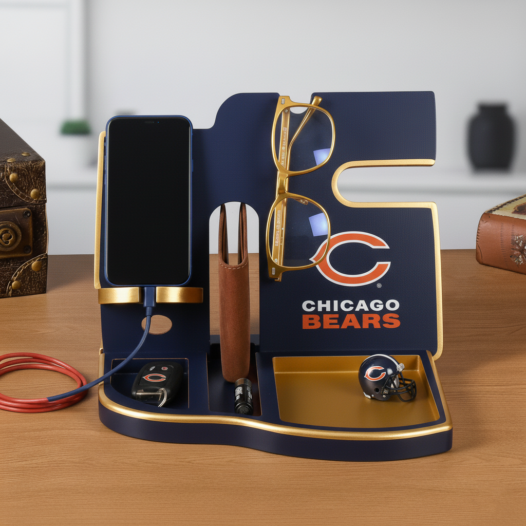 NFL team desktop storage stand