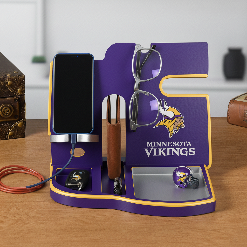 NFL team desktop storage stand