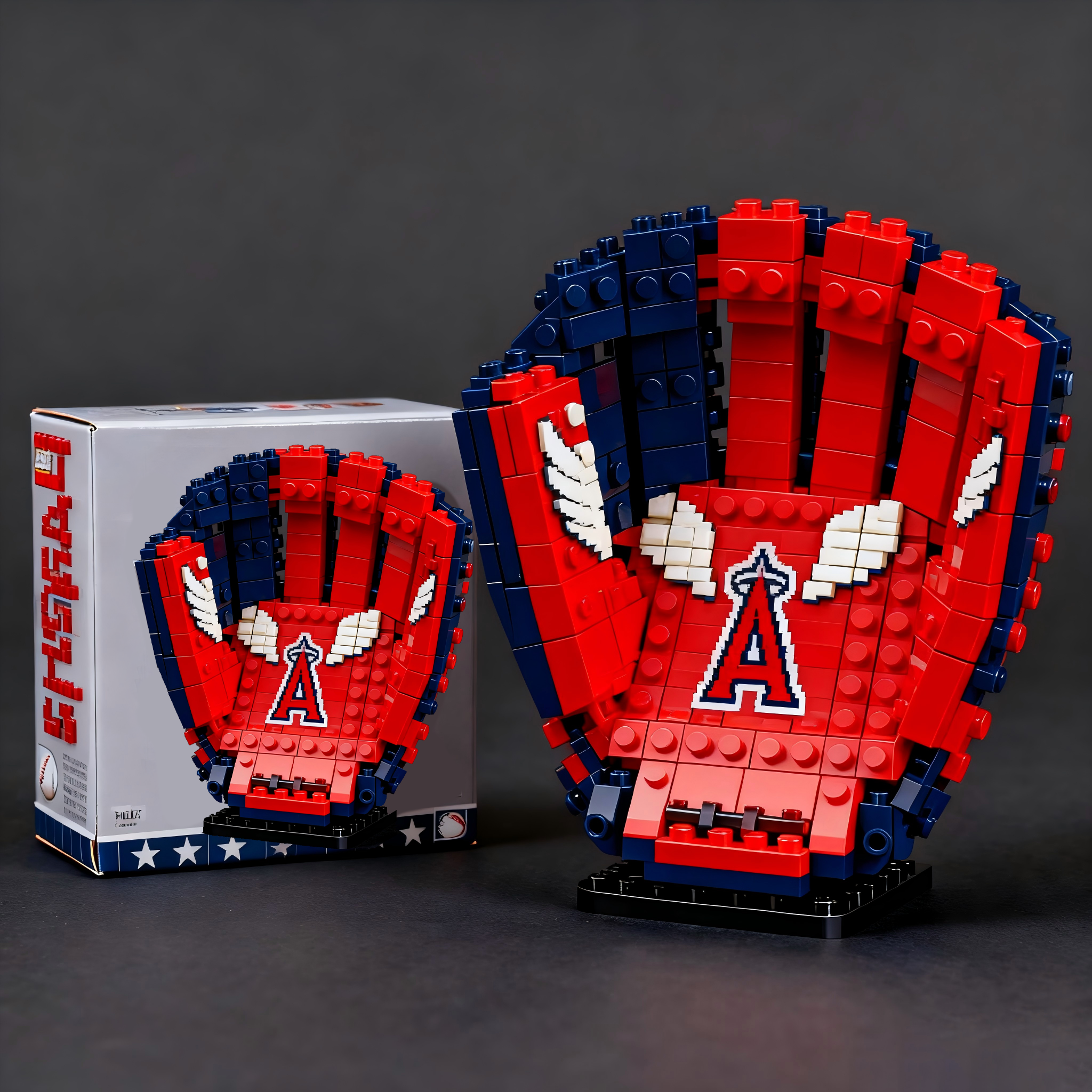 MLB Teams Baseball Glove Building Block Set