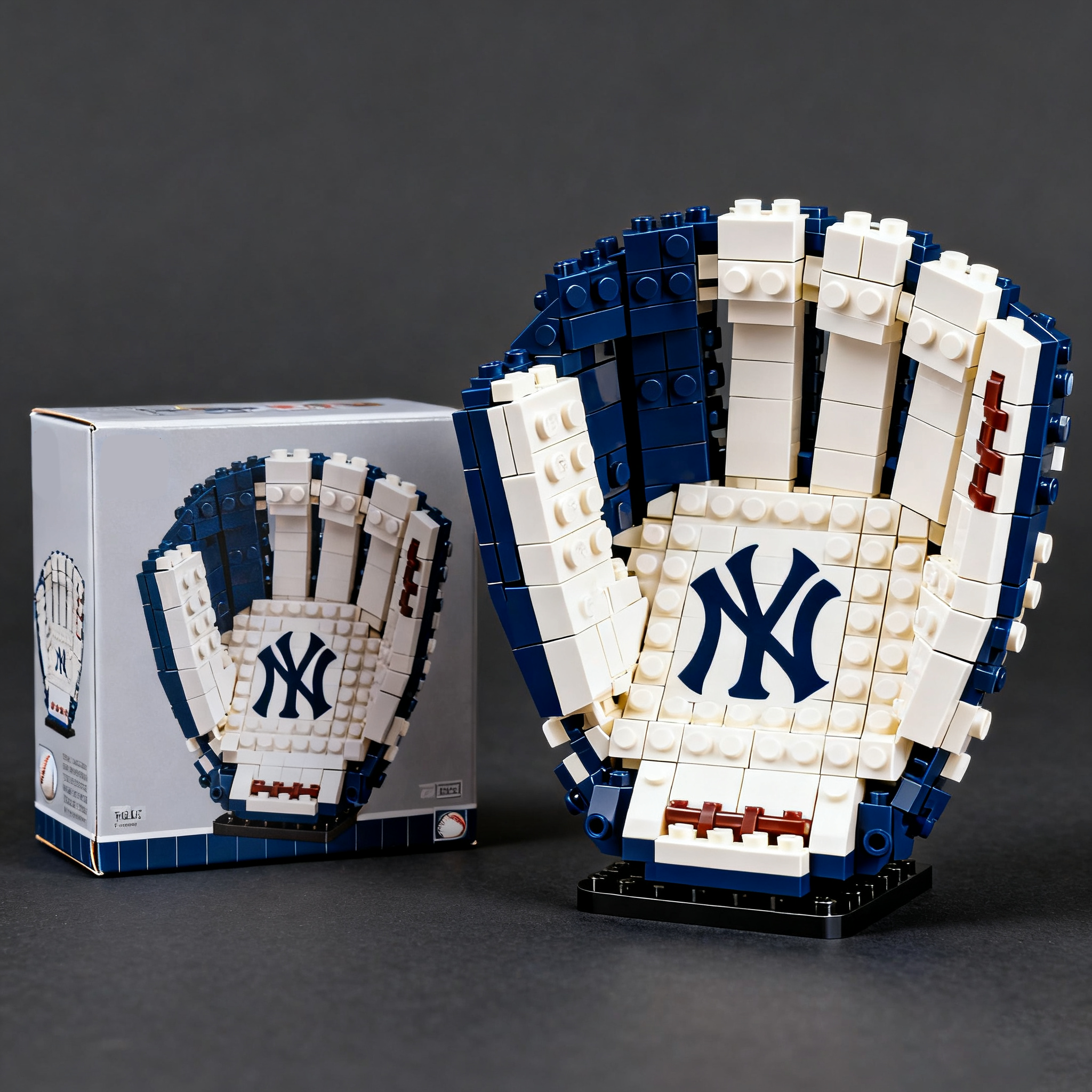 MLB Teams Baseball Glove Building Block Set