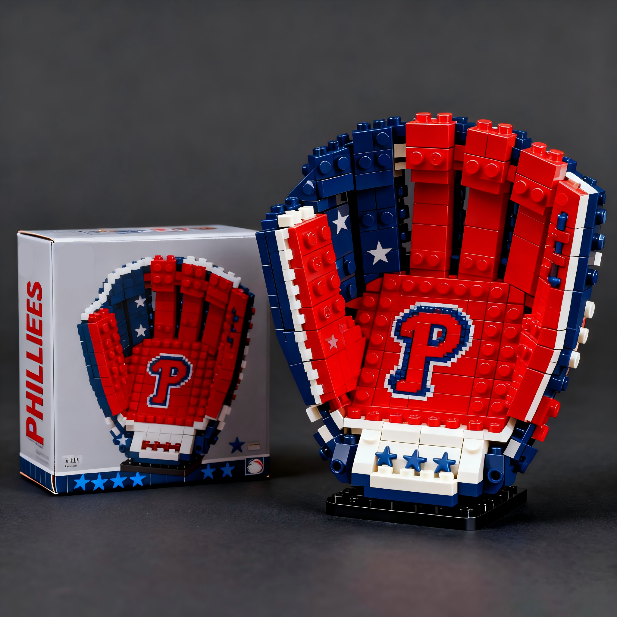 MLB Teams Baseball Glove Building Block Set