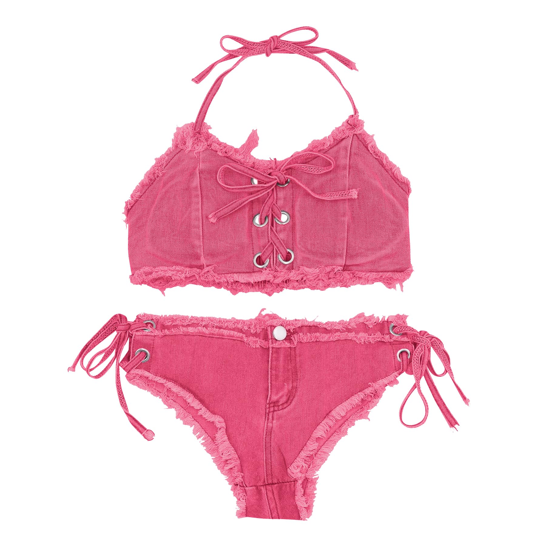 2024 New Fashion?? - Women's Sexy Denim Bikini Set ??