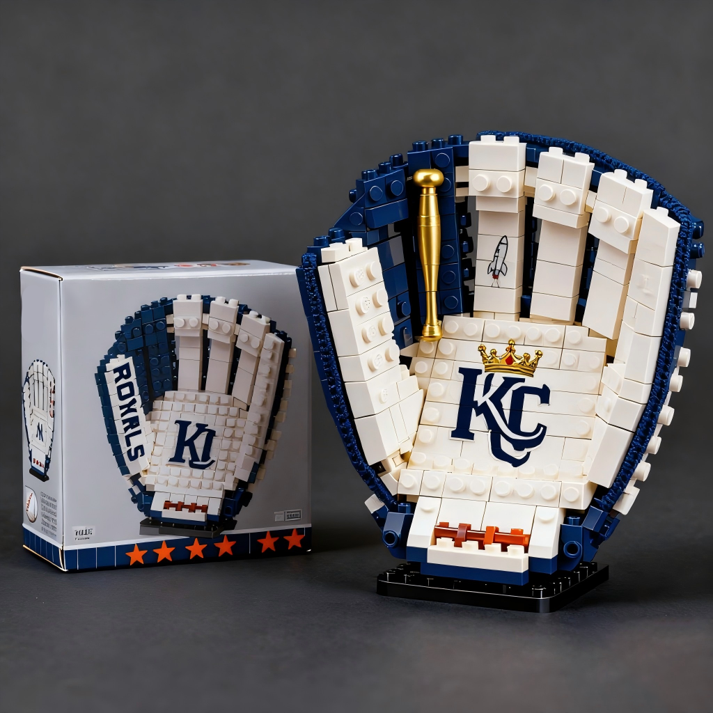MLB Teams Baseball Glove Building Block Set