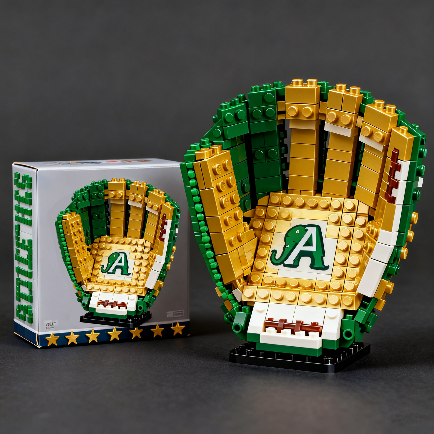 MLB Teams Baseball Glove Building Block Set