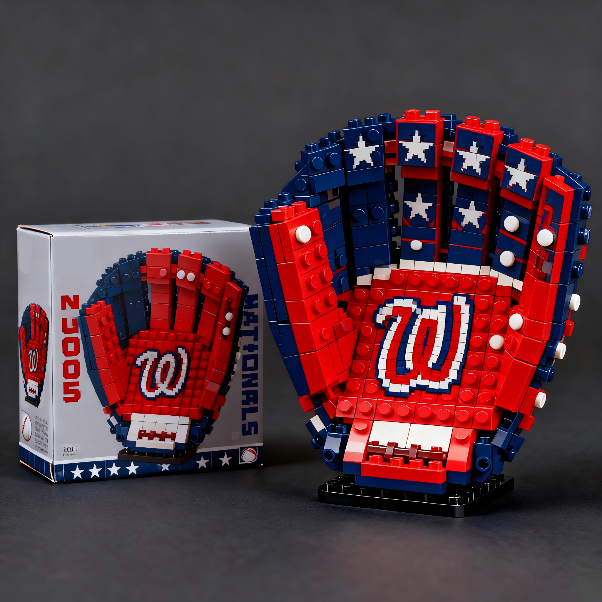 MLB Teams Baseball Glove Building Block Set