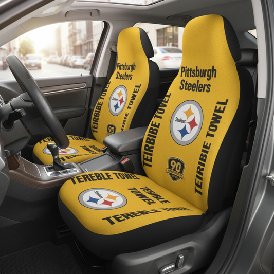 Pittsburgh Steelers Terrible Towel Car Seat Covers