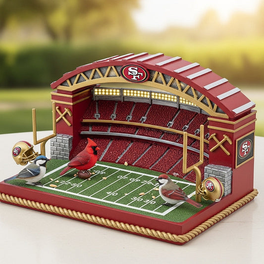 San Francisco 49ers Stadium Bird Feeder