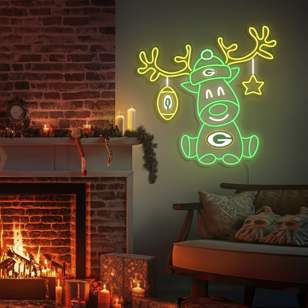 Christmas football team reindeer LED lights