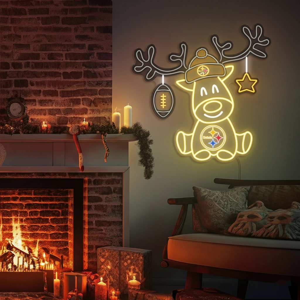 Christmas football team reindeer LED lights