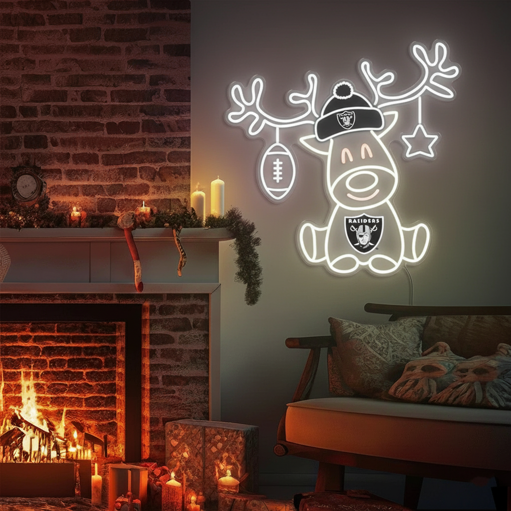 Christmas football team reindeer LED lights