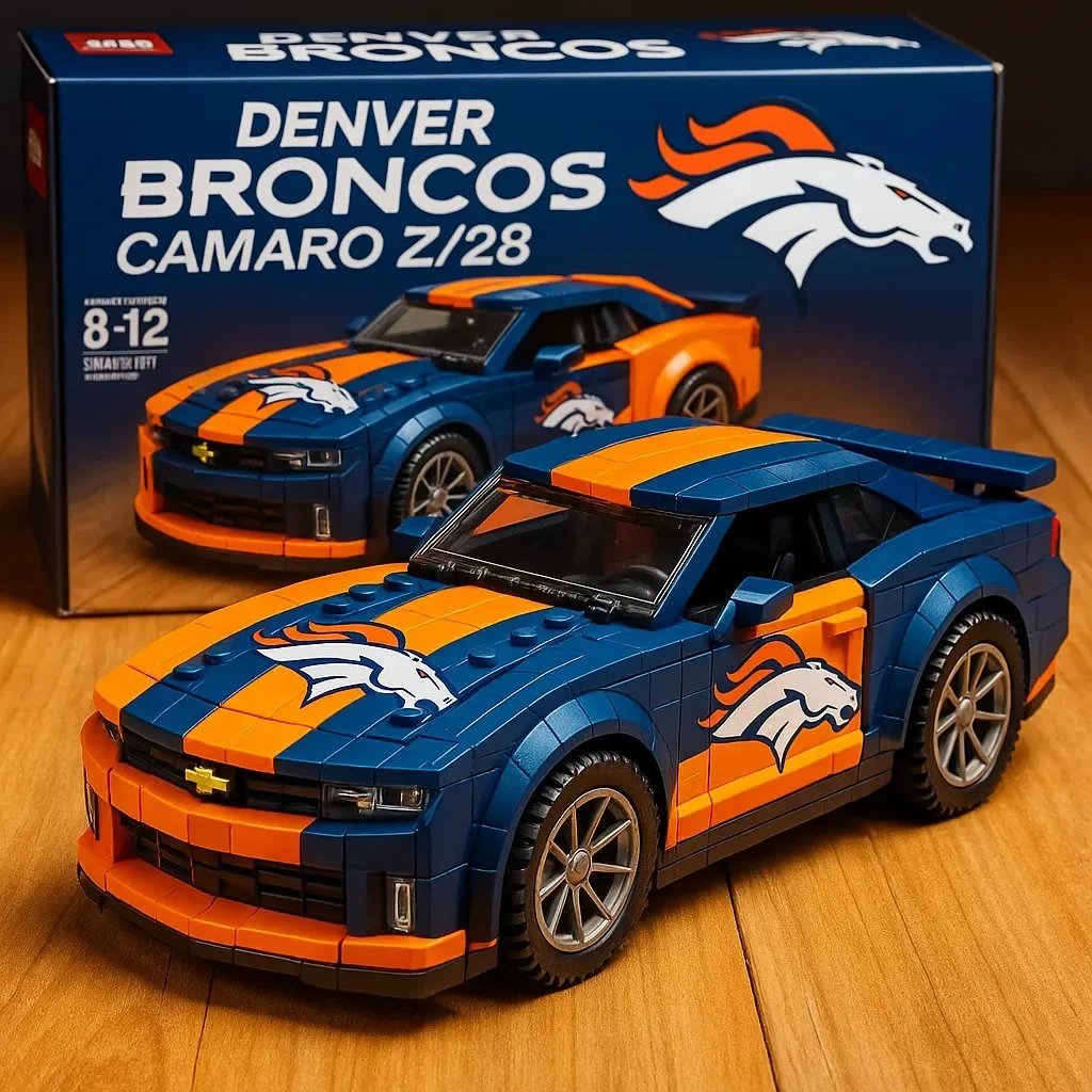 🔥Limited Edition🏈Football Team Camaro Z/28 Building Block