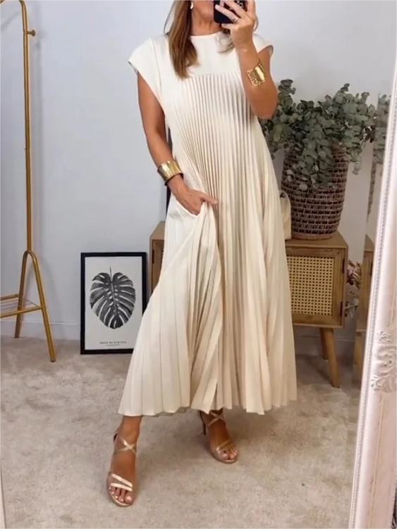 Women's Pleated Simple Elegant Dress✨Buy 2 Free Shipping