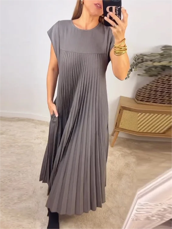 Women's Pleated Simple Elegant Dress✨Buy 2 Free Shipping