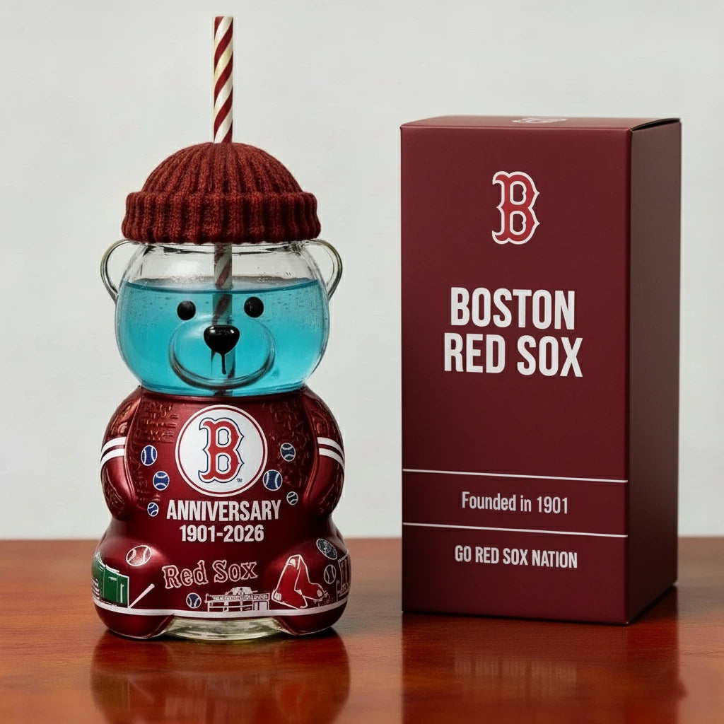 Boston Red Sox 2026 Anniversary Bear Cup