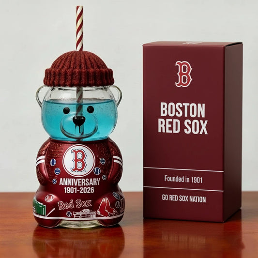 Boston Red Sox 2026 Anniversary Bear Cup