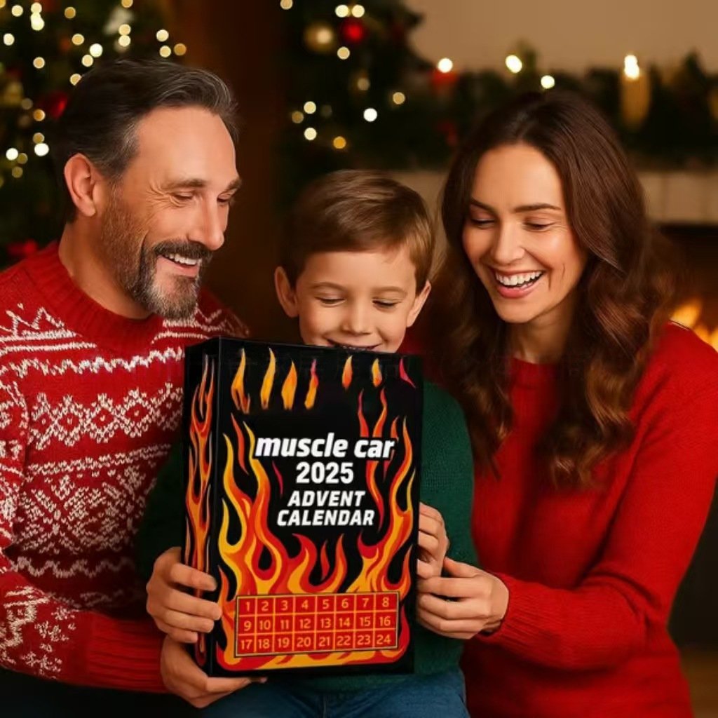 Muscle Toy Car Advent Calendar-24 DAYS 2025