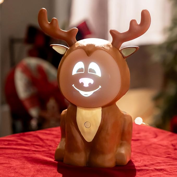⛄️Talking Animated  Claus with Snow man Built in Projector & Speaker Plug'n Play🎄
