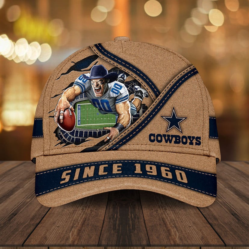 🏈NFL Team 3D Printed Classic Cap - Mascot Stadium Design