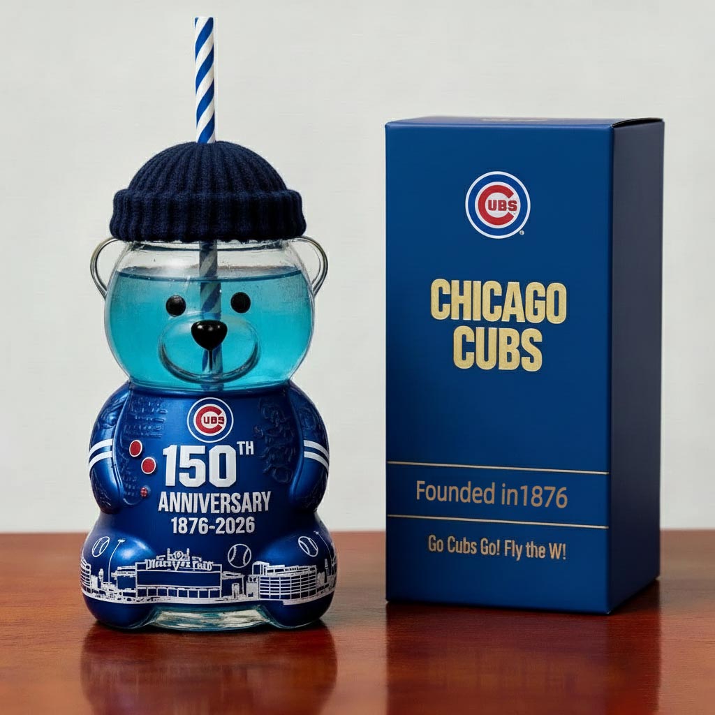 Chicago Cubs 2026 Anniversary Bear Cup